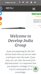 Mobile Screenshot of developindiagroup.co.in